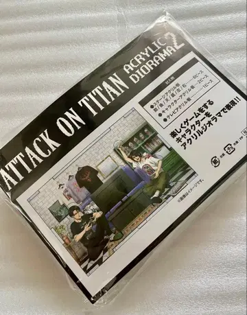 진격의 거인 AIR TWOKYO 아크릴 디오라마 리바이 & 한지