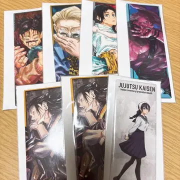 주술회전 스퀘어 캔뱃지 세트