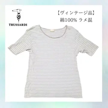 [ 레어/90s ] TRUSSARDI 빈티지 티셔츠 면100% M