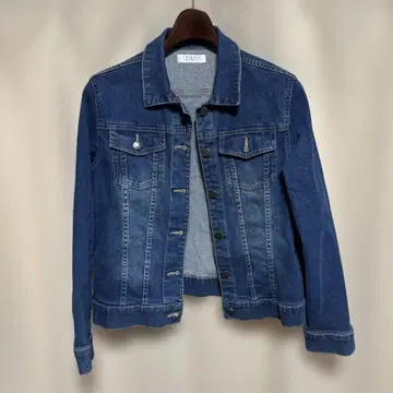 y041819 CINEMA CLUB 데님 자켓 L 버튼 블루 계열