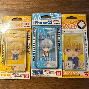 쿠로코의 농구 iPhone 4S 보호 씰 3종 세트