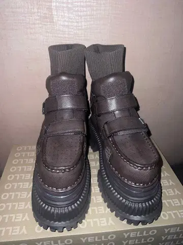 BEAR PLATFORM SHORT BOOTS YELLO 부츠 XL