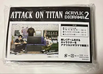 진격의 거인 에어투쿄 게임센터 아크릴 디오라마 리바이 & 한지