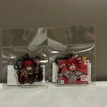 카사네 테토 할로윈 POP UP SHOP 아크릴 키링 2종 세트