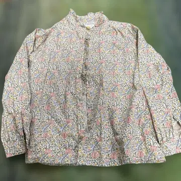 피플트리 빅토리아 앨버트 꽃무늬 블라우스