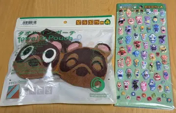 모여봐요 동물의 숲 타월 인 파우치 스티커 묶음 판매 낱개 판매 불가