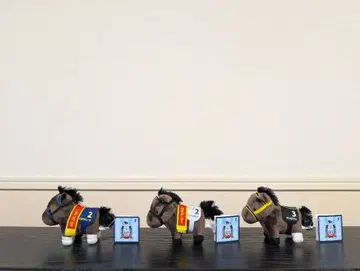 서러브레드 컬렉션 마스코트 볼체인 32 3종 세트 택 포함