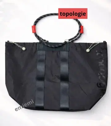 Topologie 토폴로지 토트백 라지 대용량 가방 블랙