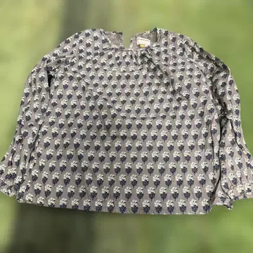 피플 트리 빅토리아 앨버트 콜라보 꽃무늬 코튼 긴팔 셔츠