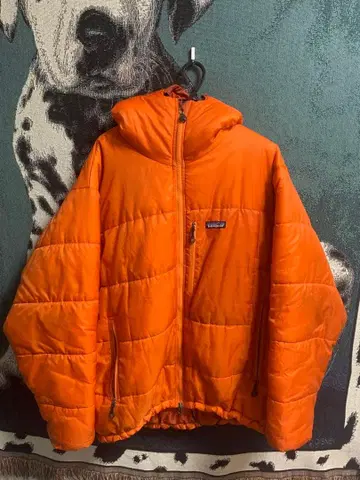 더스 파카 파타고니아 오렌지 다운 자켓 팝 오렌지