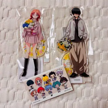 암살교실 치바 류노스케 하야미 린카 아크릴 스탠드 플라워 부케