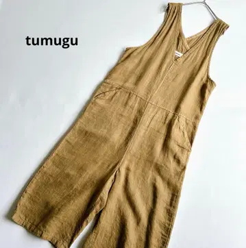 tumugu 츠무구 솔리 린넨 살로펫 팬츠 올인원