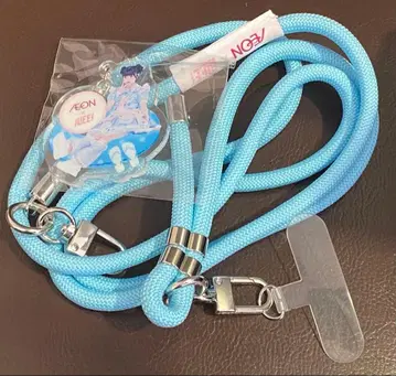 이온 x iLife 콜라보 무지개 깃털 미니 멀티 숄더 스트랩