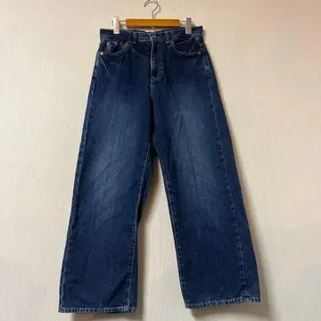 a piece of library 데님 팬츠 사이즈 1 신치 벨트