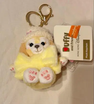 택 포함 새상품 쿠키앤 키체인 봉제 인형 키링 홍콩 디즈니