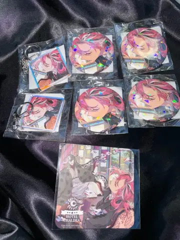 FGO 호텔 칼데아 특전 코스터 타카스기 신사쿠 캔뱃지 키링