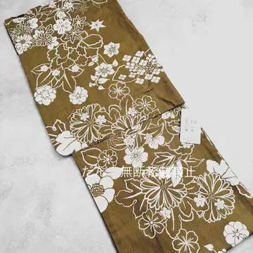 [겨자] 유카타 단품 변형 직조 일본제 원단 사용