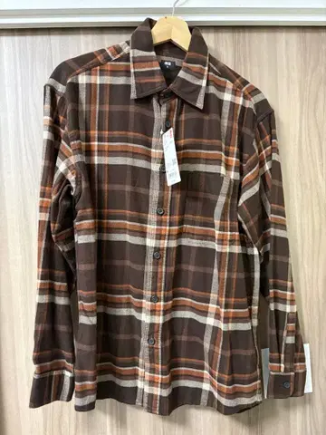 유니클로 플란넬 체크 셔츠 2장