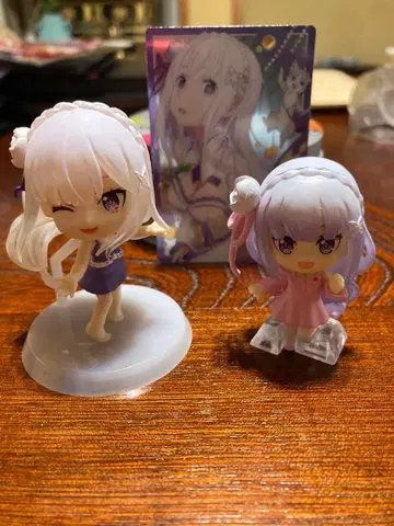 리제로 에밀리아 Re: 제로에서 시작하는 이세계 생활 피규어 카드 세트