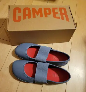 CAMPER Light Nina 플랫슈즈 39 그레이
