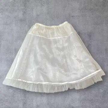 Rene 르네 파니에만 튤 프릴 이너 스커트 38