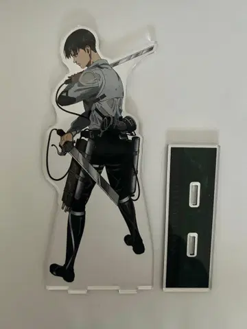 진격의 거인 리바이 싸우는 등 빅 아크릴 스탠드