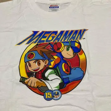 최종 가격 인하 록맨 에그제 T셔츠 90s 컬렉터