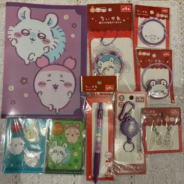 치이카와 모몽가 굿즈 8점 세트 캔두, 세리아