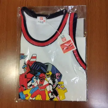 키즈 의류 탱크탑 빛의 전사 마스크맨 전대 시리즈 쇼와 레트로