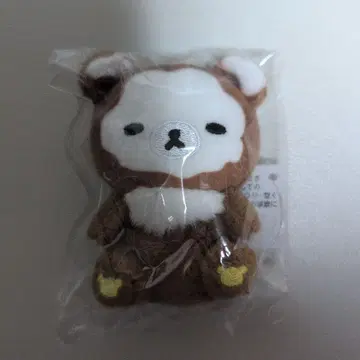 갈색곰 만푸쿠 테노리 봉제 인형 한정판 리락쿠마
