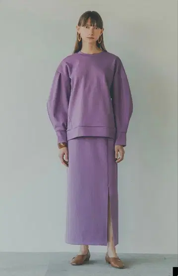 클라네 CLANE 퍼플 셋업