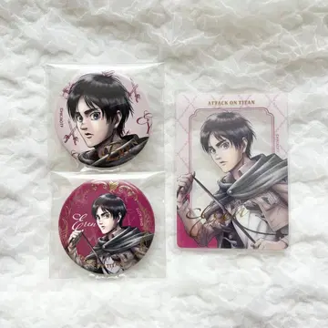 진격의 거인 엘렌 Anique 기마 캔뱃지 클리어 카드