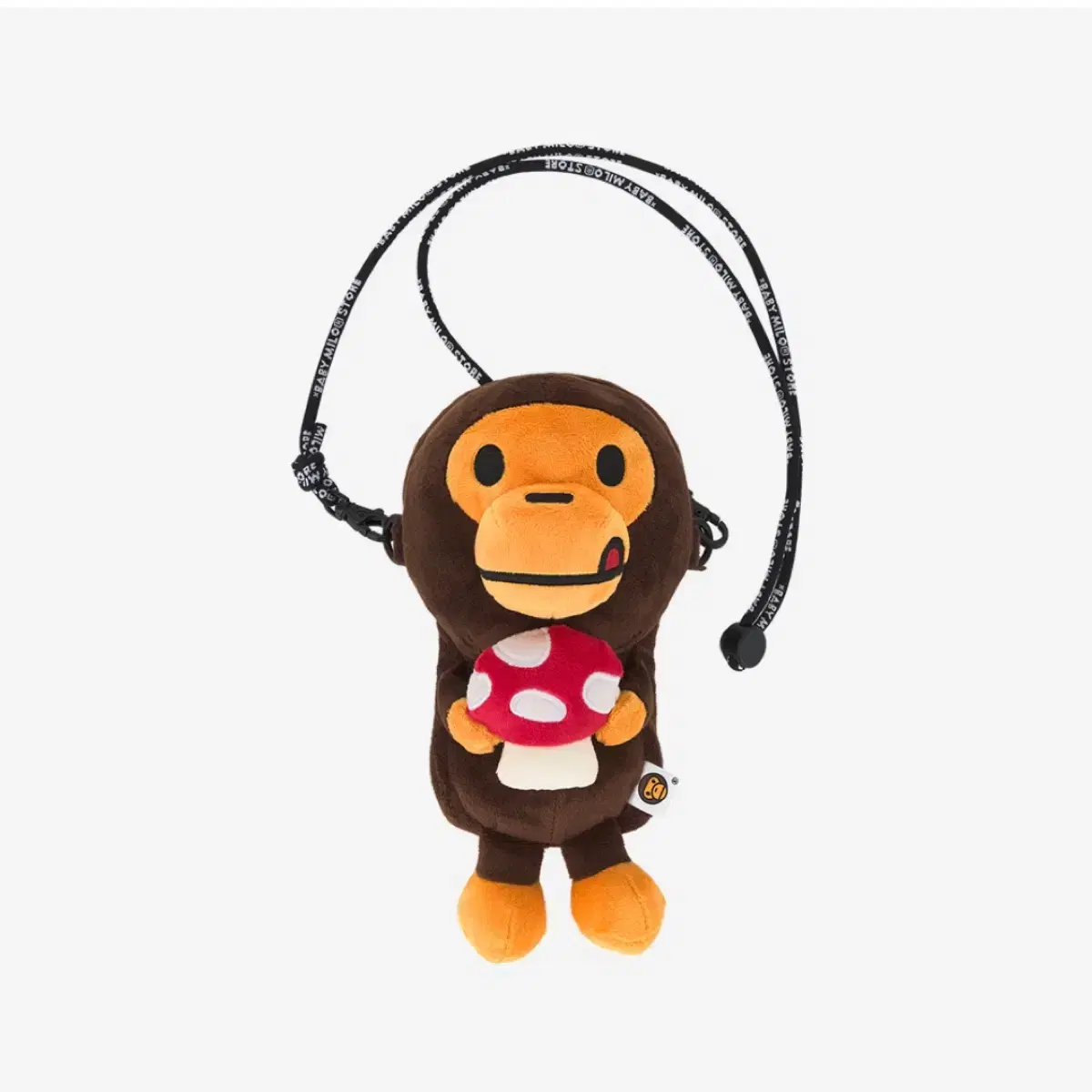 Bape Baby Milo Plush Doll Chain Shoulder Bag Brown | Bunjang Global