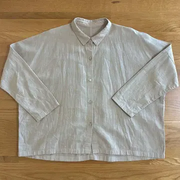 evam eva 워터 린넨 셔츠 E251T098