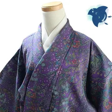 C36 치도리야 기모노 코몬 보라색 에키조틱