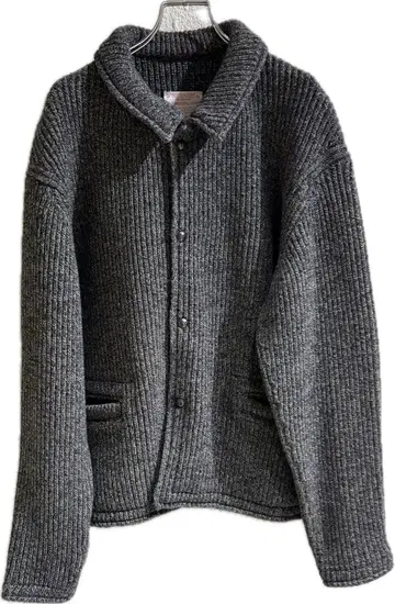 NICENESS 25AW B.BEN 울 샴브레이 비치 니트 자켓