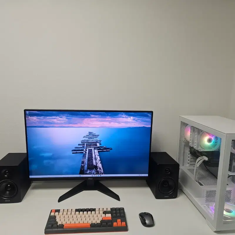 라이젠 9700X RX 초고수양 게이밍 컴퓨터 본체 모니터 풀세트 PC