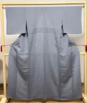 C5 단의 새상품급 꽃무늬 크레이프 원단 순수 실크 코몬 기모노 K46