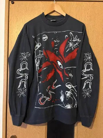 The Cure 더 큐어 롱티 XL 밴드티 뉴웨이브