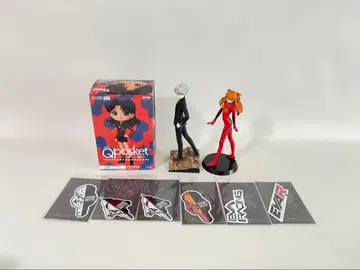 에반게리온 카오루 미사토 아스카 큐포스 피규어 스티커