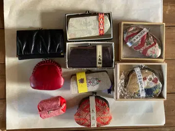 오시마 명주 가가유젠 교유젠 가죽 사라사 아이누 기타 지갑