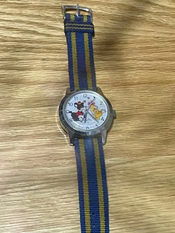 세이코 SEIKO 디즈니 타임 봉고&루루벨 수동 와인딩 기계식 손목시계