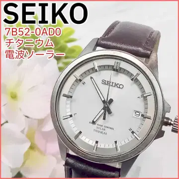 [정크] 세이코 전파 솔라 7B52-0AD0 손목시계 티타늄 하자 있음