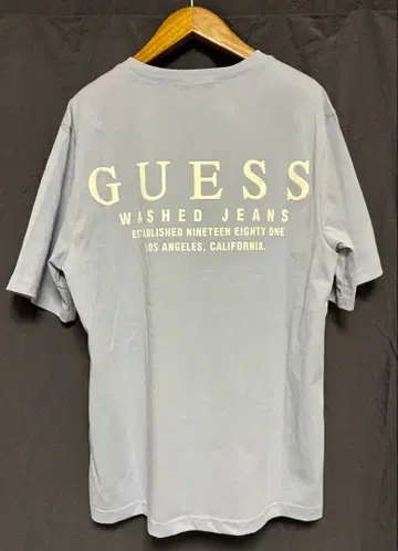 GUESS 새상품 T셔츠 스카이블루 S
