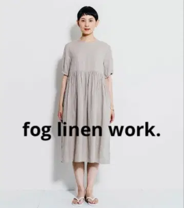 fog linen work. 포그린워크 아니타 원피스 린넨 100%