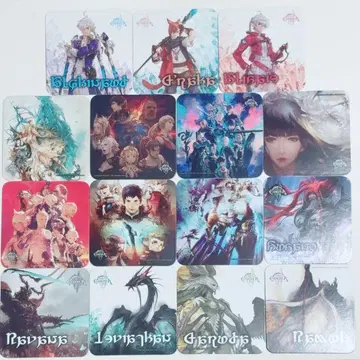 FF14 에오르제아 카페 에오카페 코스터 15장 세트2