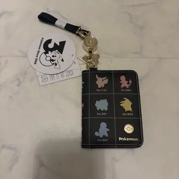 포켓몬 30주년 실루엣 이단 접이식 패스 케이스