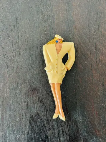 쇼와 레트로 멋쟁이 브로치