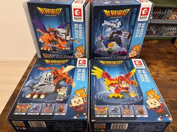 디지몬 어드벤처 sembo 블록 4체 세트