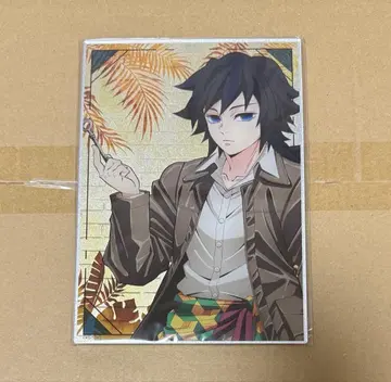 귀멸의 칼날 선샤인 시티 메탈릭 보드 토미오카 기유